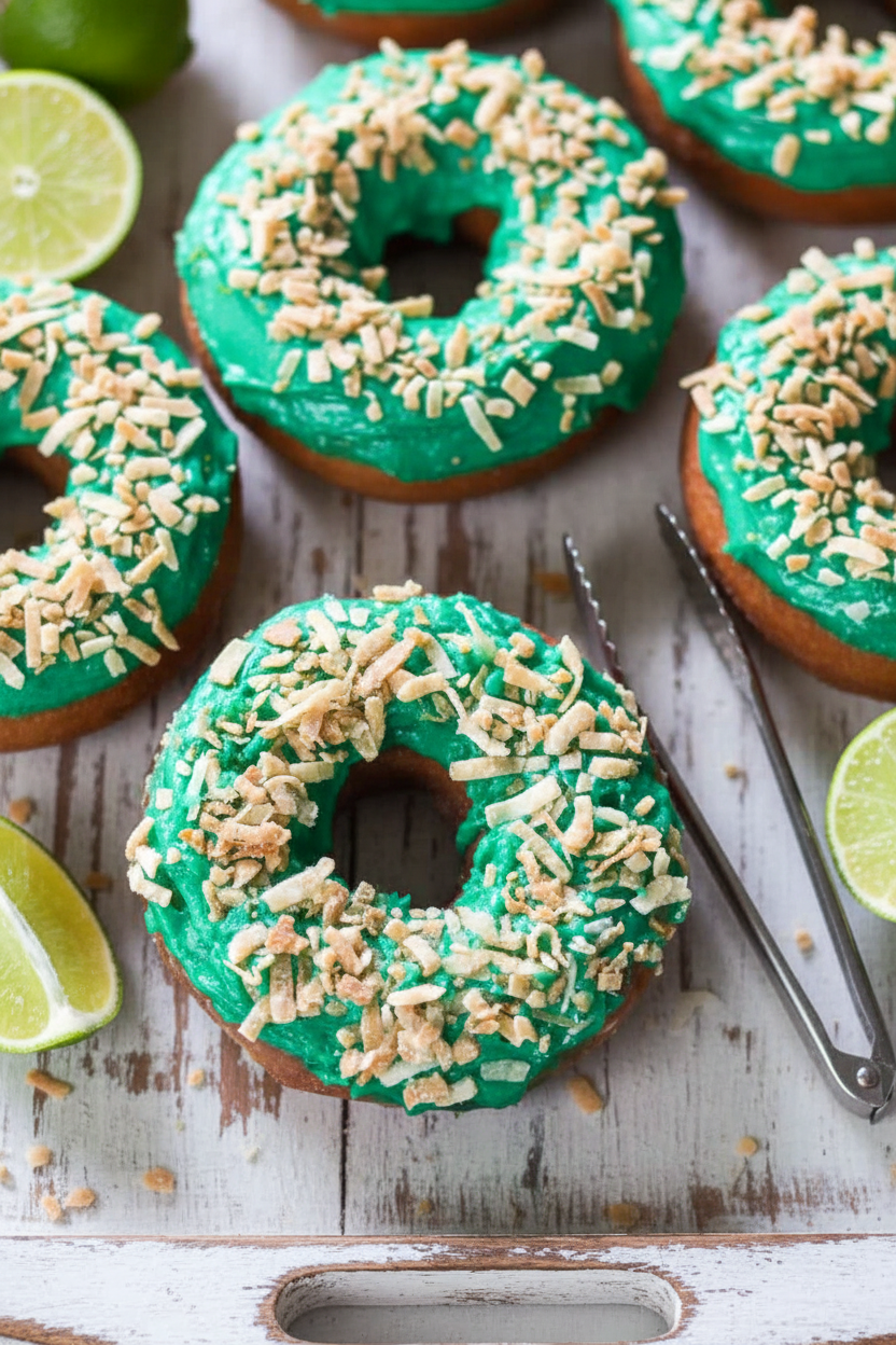 Key Lime Pie Donuts