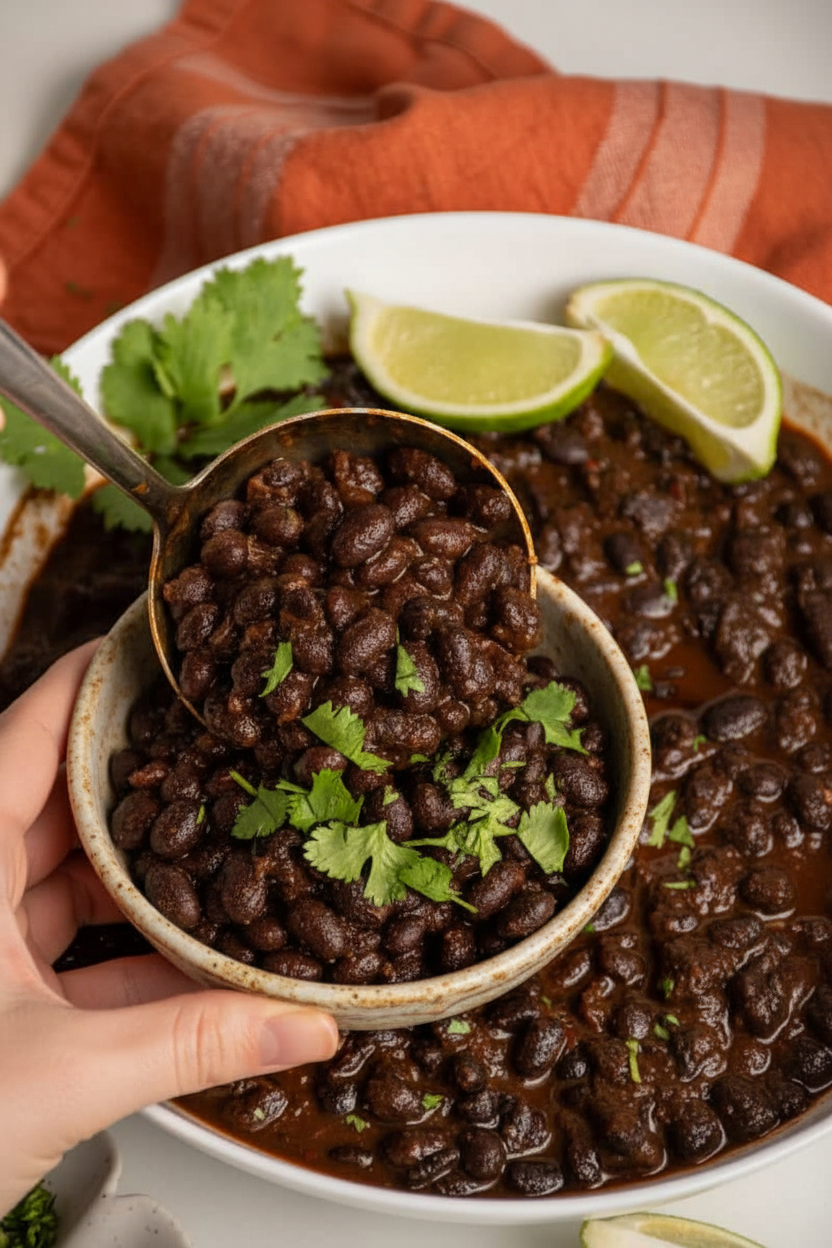 Leftover Birria Consomé Black Beans - The Schmidty Wife