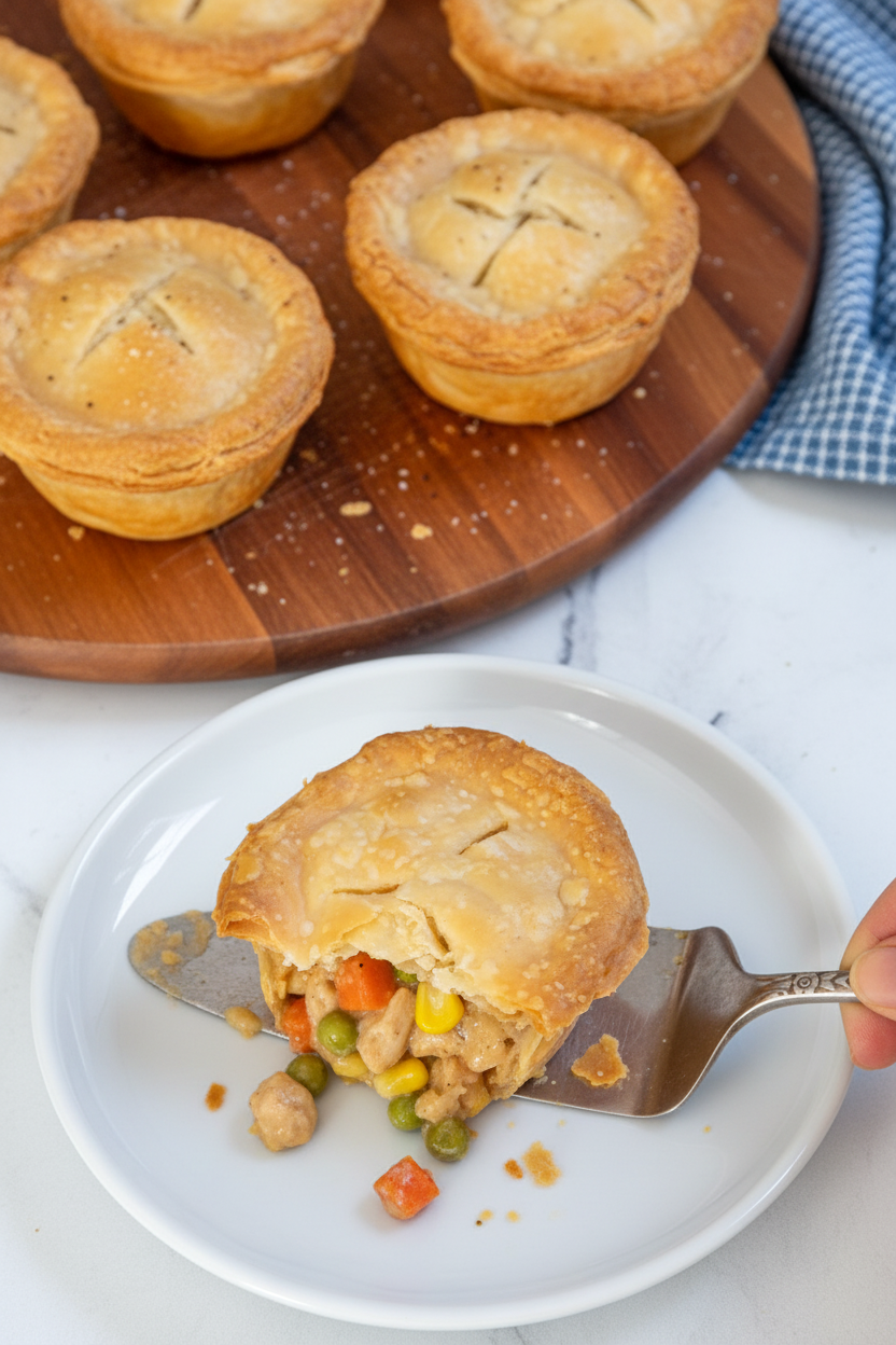 Leftover Turkey Mini Pot Pies - The Schmidty Wife