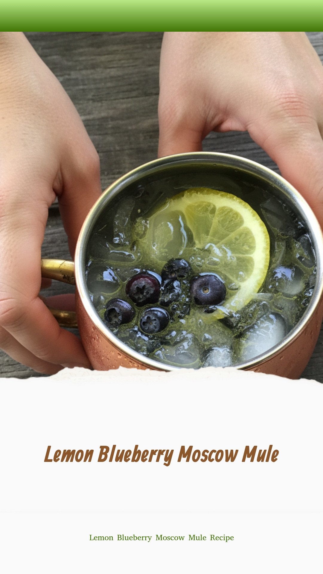 Lemon Blueberry Moscow Mule