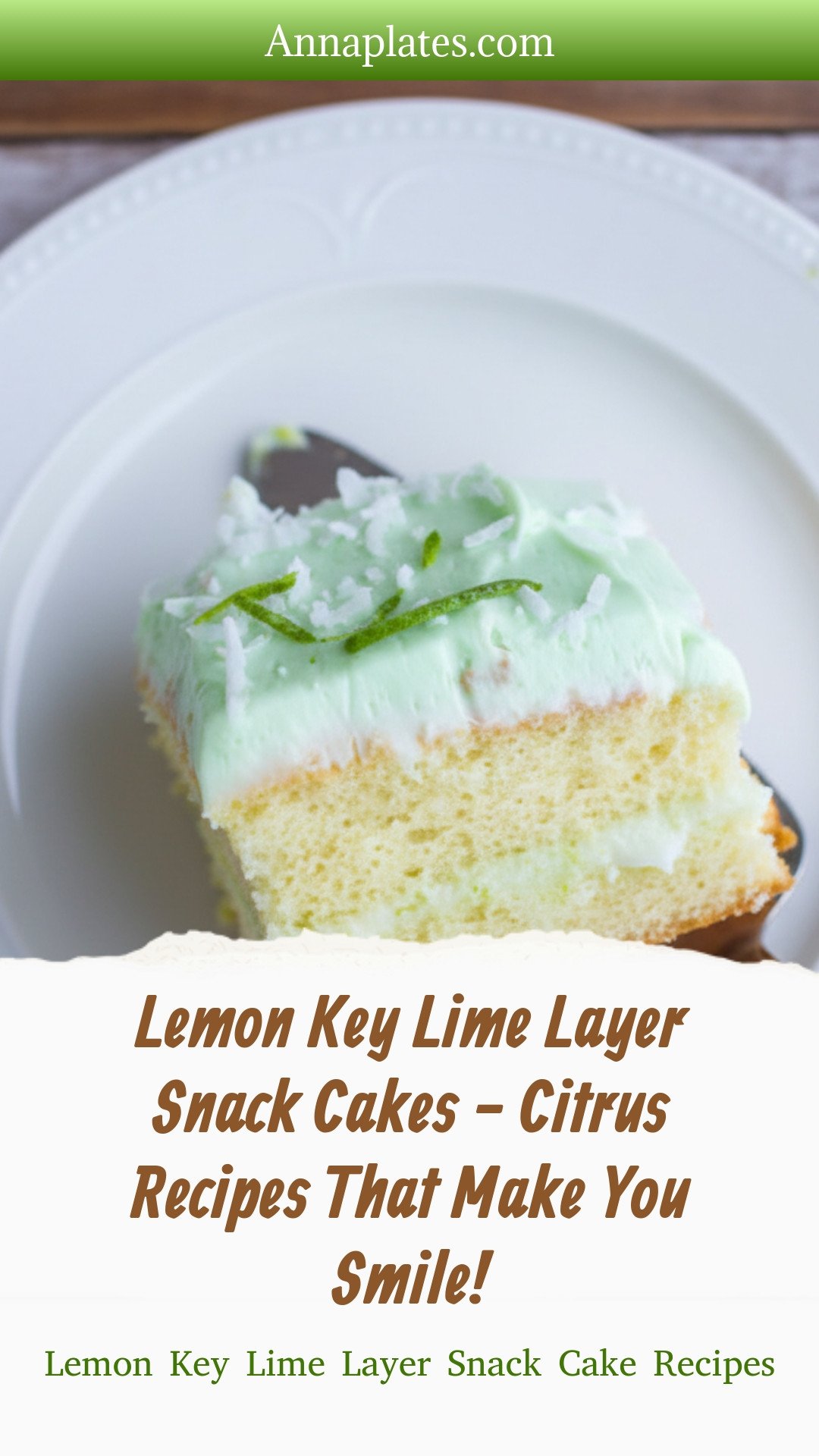 Lemon Key Lime Layer Snack Cakes - Citrus Recipes That Make You Smile!
