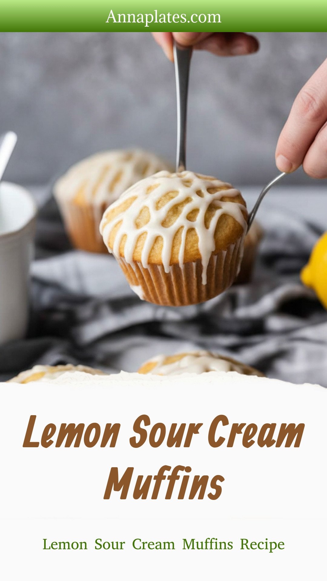 Lemon Sour Cream Muffins