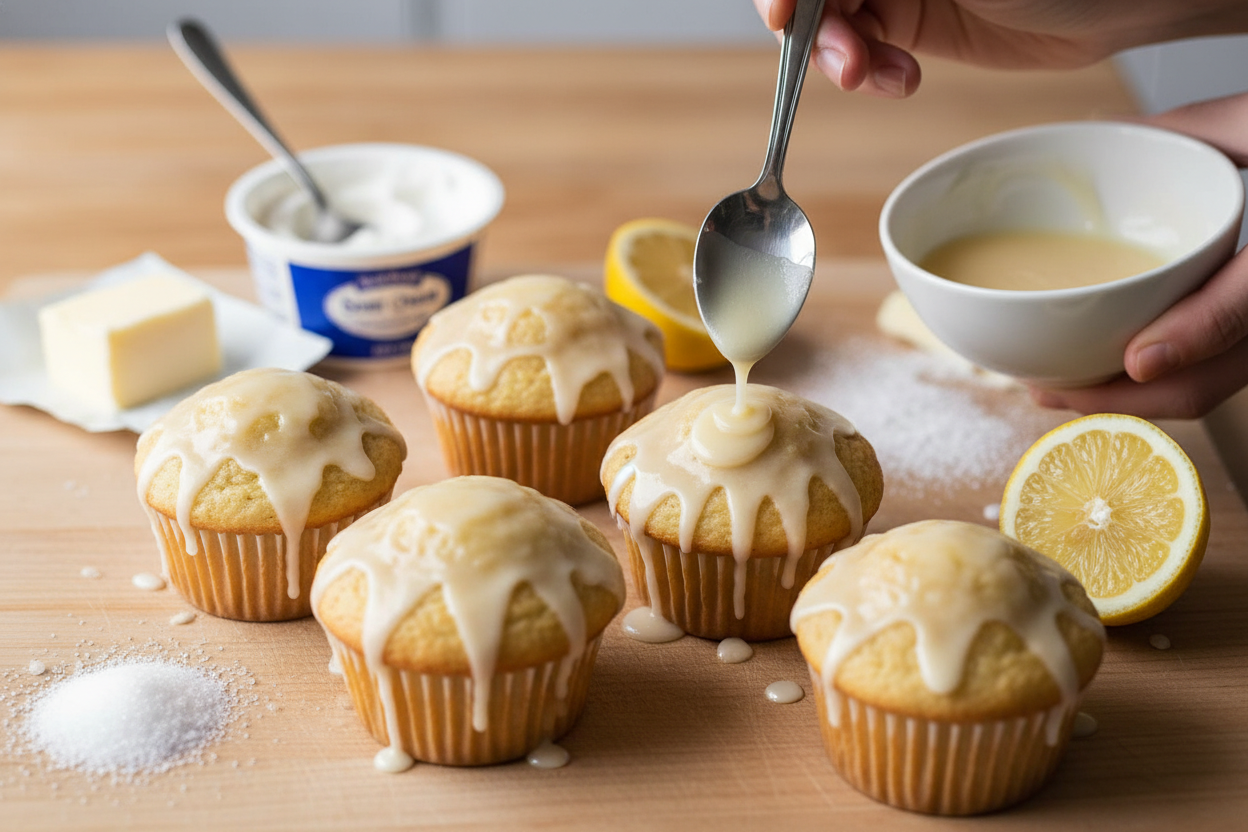 Lemon Sour Cream Muffins
