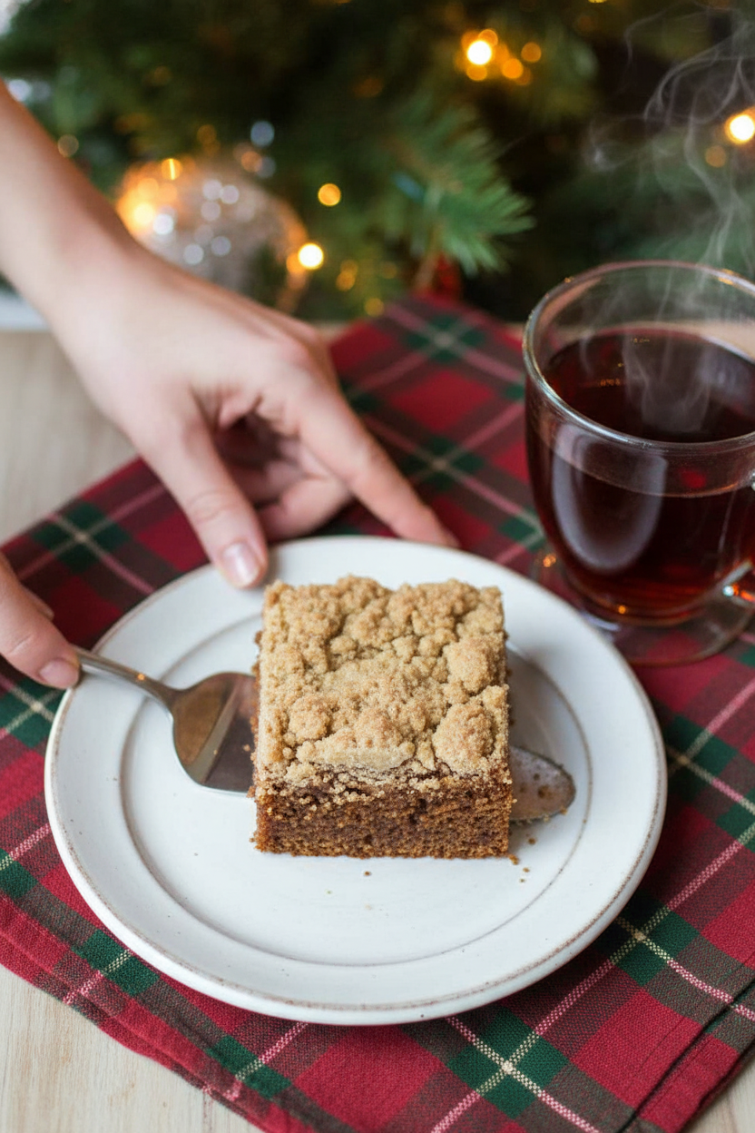 Maple Gingerbread Coffee Cake