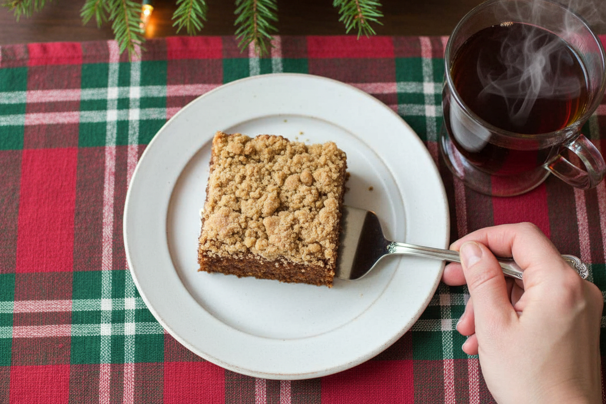 Maple Gingerbread Coffee Cake