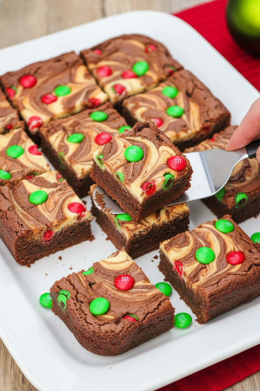 Marbled Cheesecake Brownies