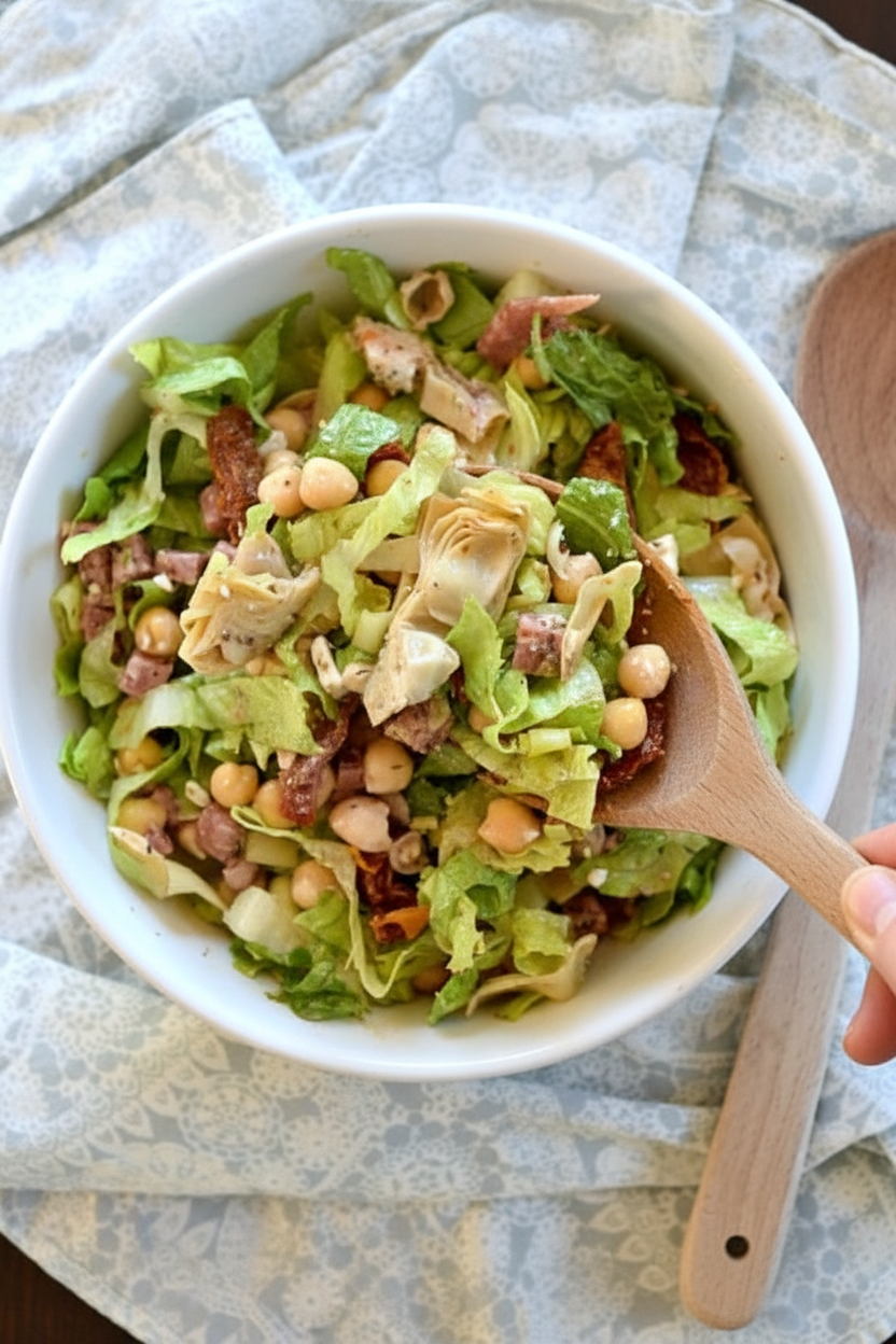 Marinated Chickpea Chopped Salad - The Schmidty Wife