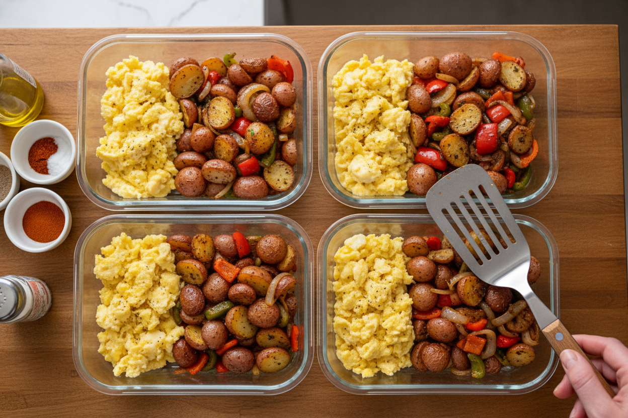 Meal Prep Roasted Potato Breakfast – The Schmidty Wife: Roasted Potato Breakfast Meal Prep by The Schmidty Wife