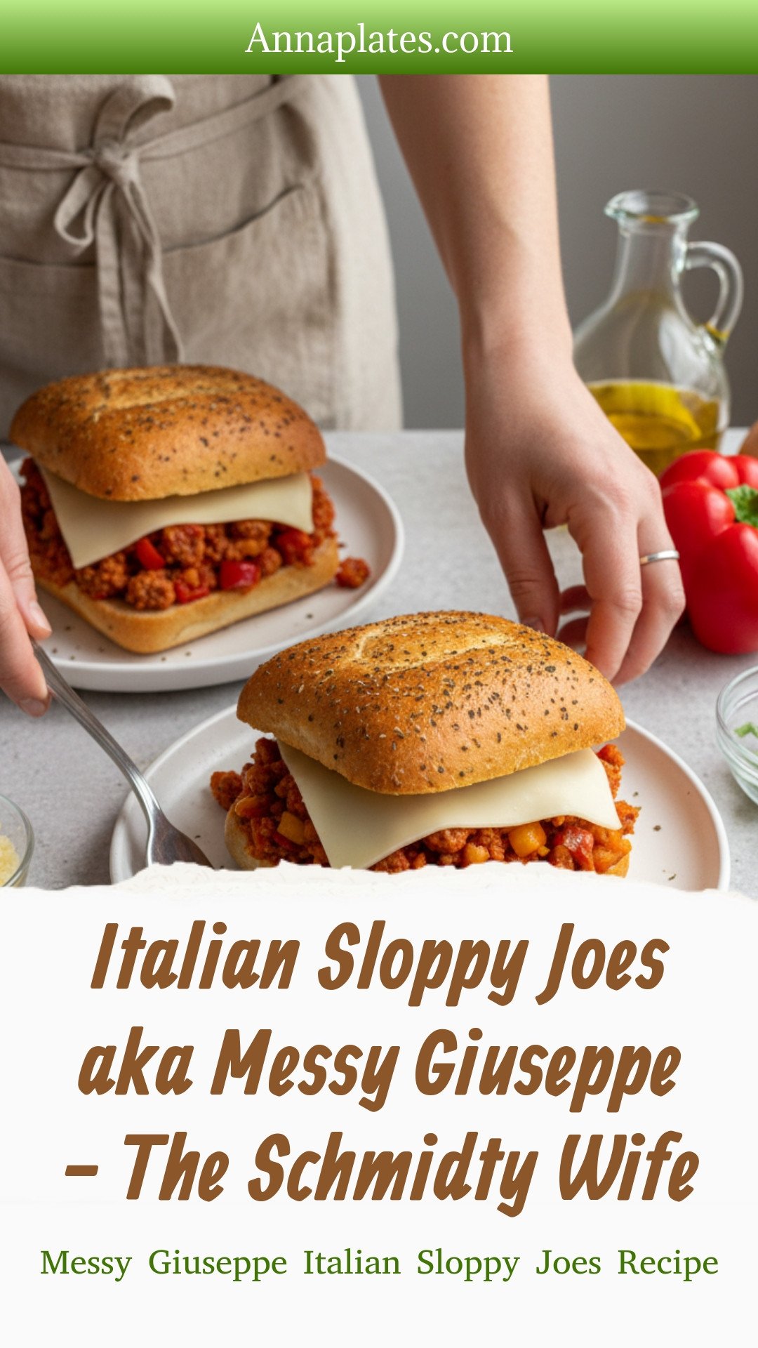 Italian Sloppy Joes aka Messy Giuseppe - The Schmidty Wife