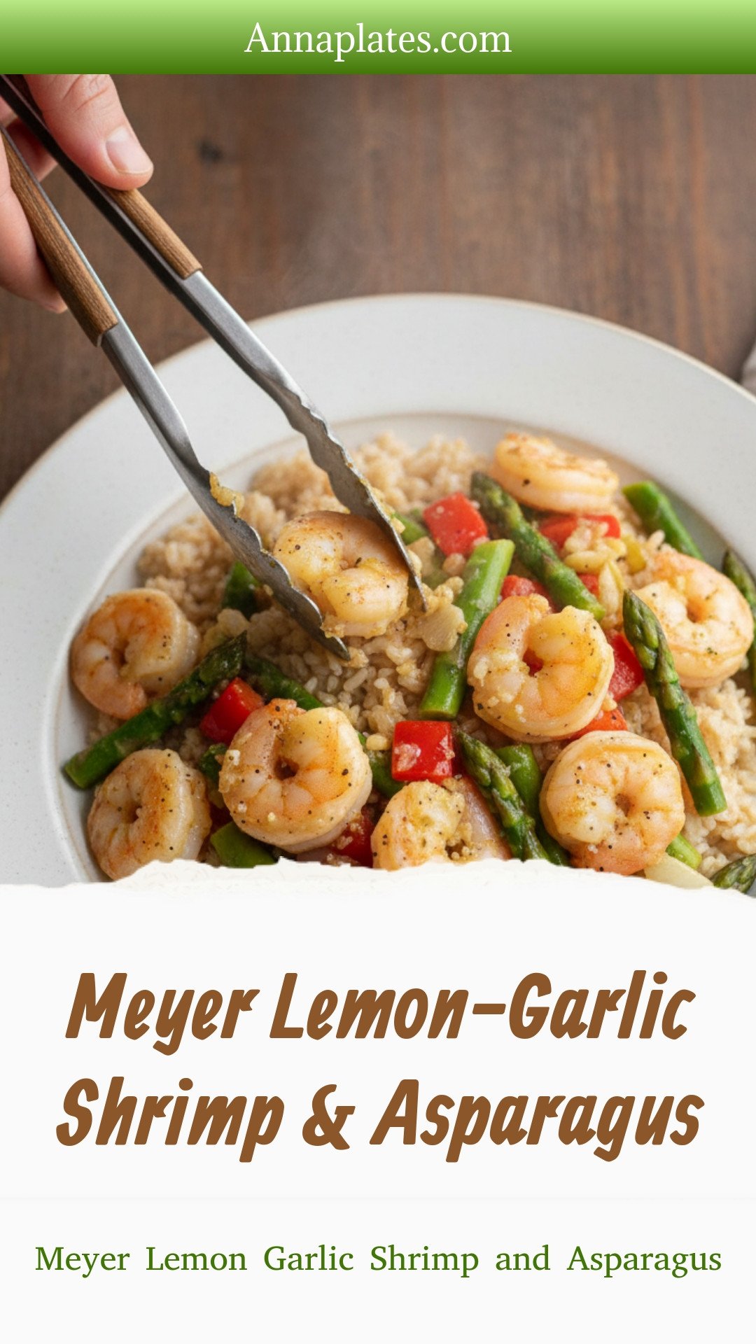 Meyer Lemon-Garlic Shrimp & Asparagus
