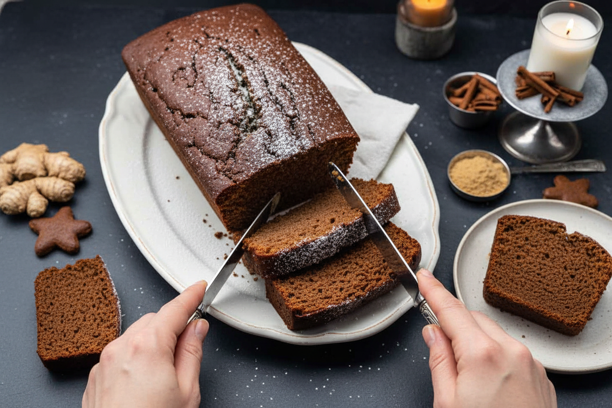 Moist Dark Gingerbread Recipe: Moist Dark Gingerbread Recipe for Holidays