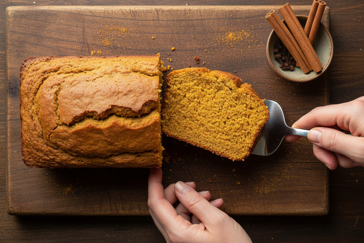 Moist Pumpkin Bread Recipe - Oven Baked