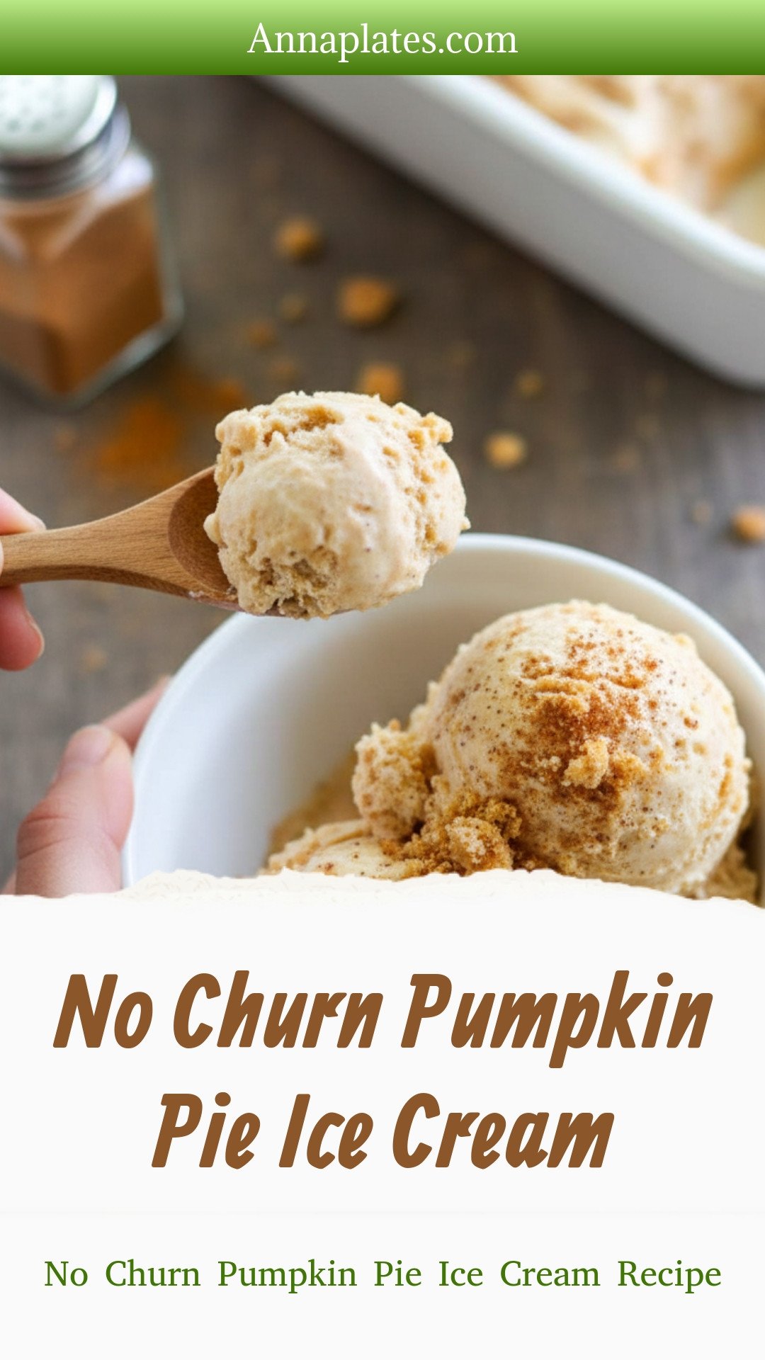 No Churn Pumpkin Pie Ice Cream