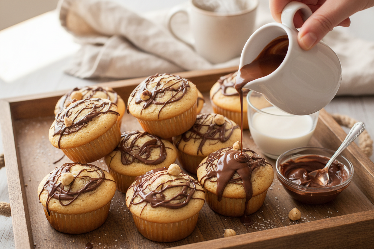 Nutella Breakfast Muffins