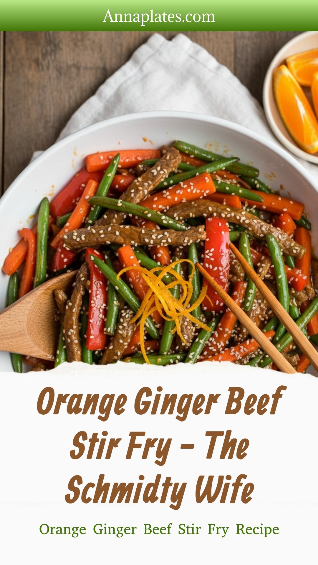Orange Ginger Beef Stir Fry - The Schmidty Wife