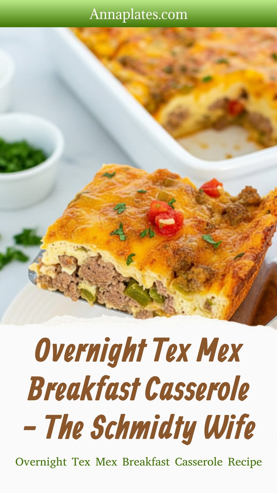 Overnight Tex Mex Breakfast Casserole - The Schmidty Wife