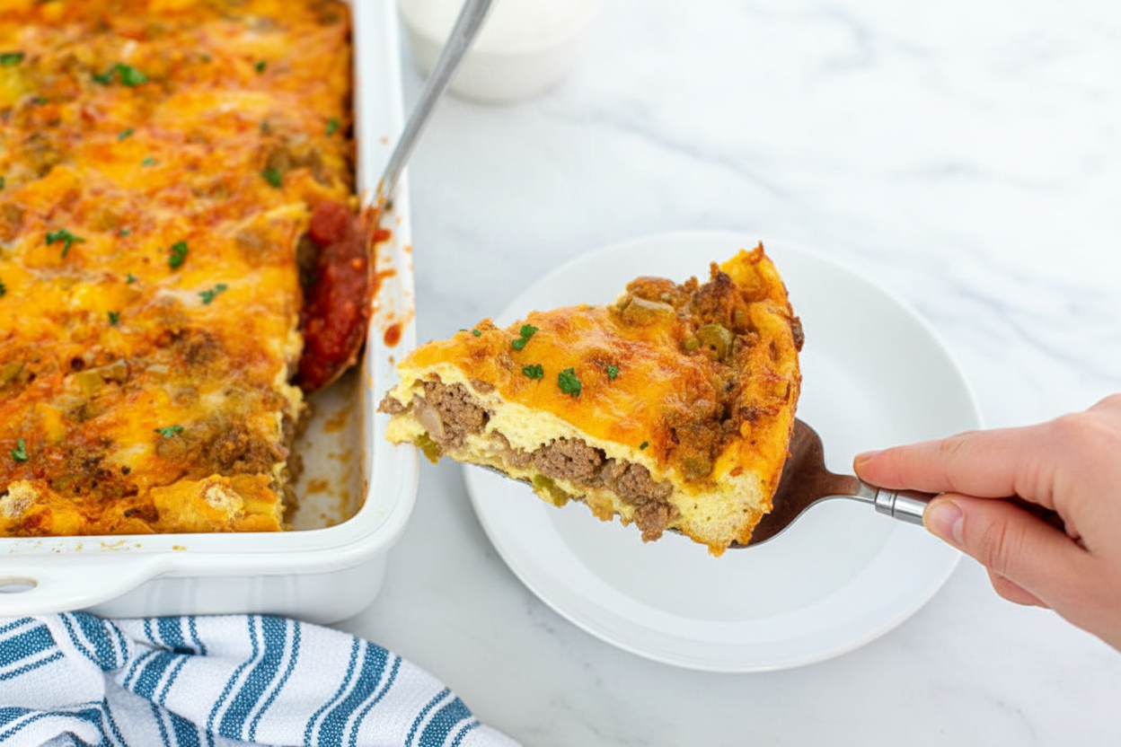 Overnight Tex Mex Breakfast Casserole - The Schmidty Wife