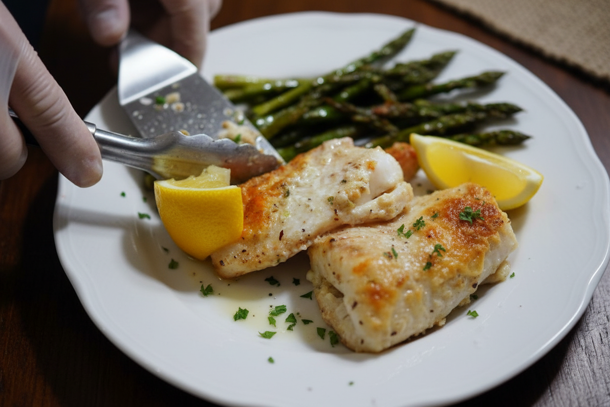 Parmesan Tilapia Roll Up Recipe