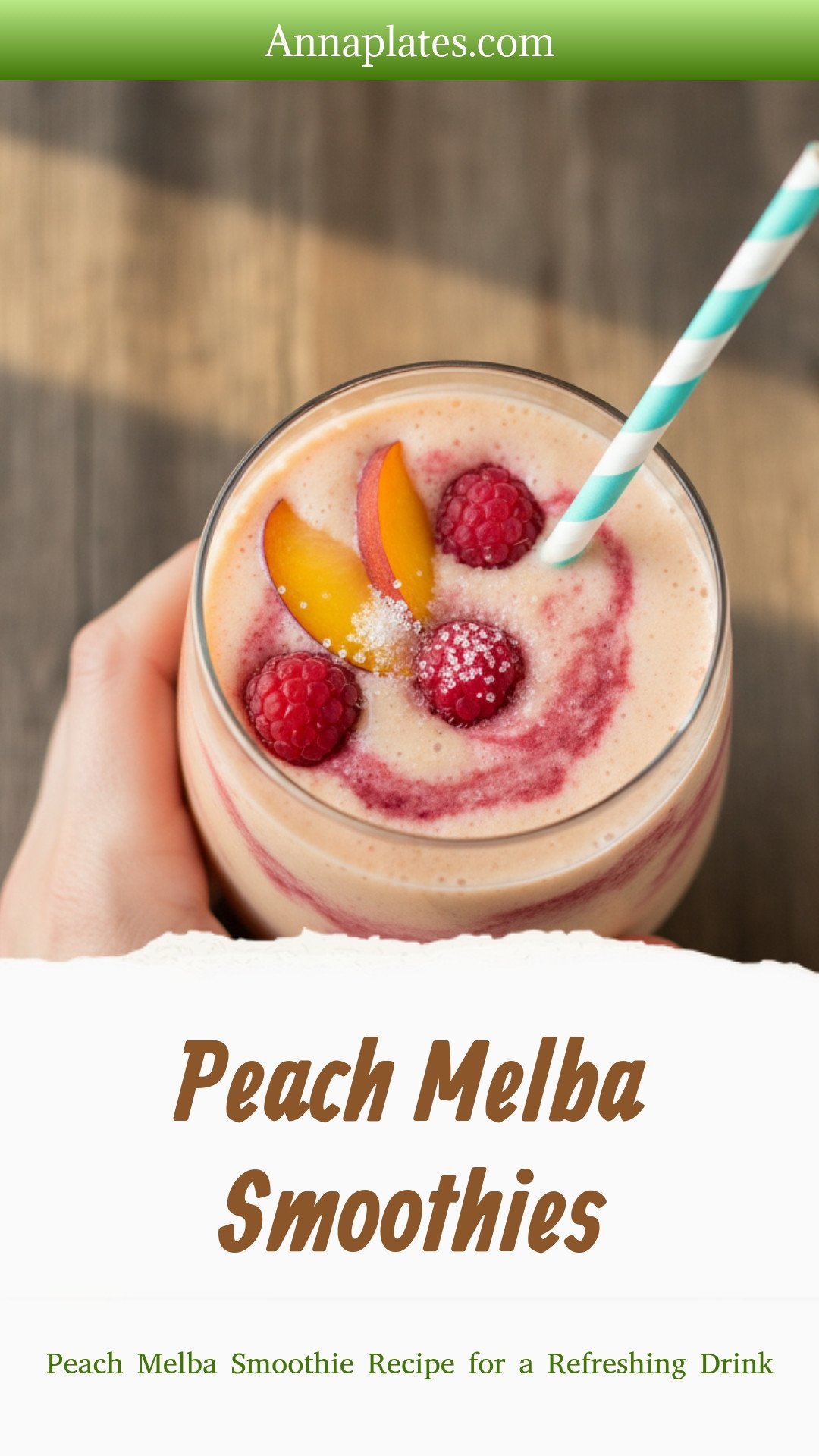 Peach Melba Smoothies