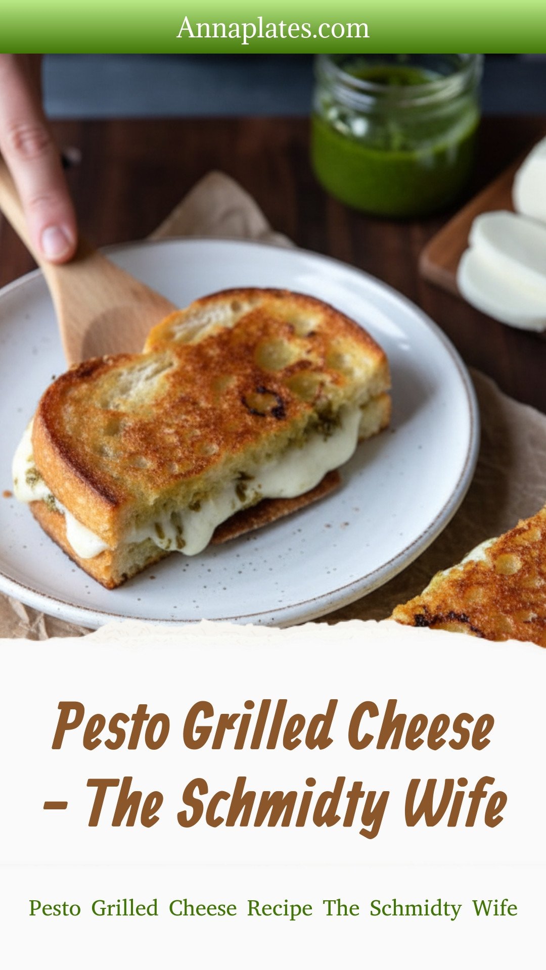 Pesto Grilled Cheese - The Schmidty Wife