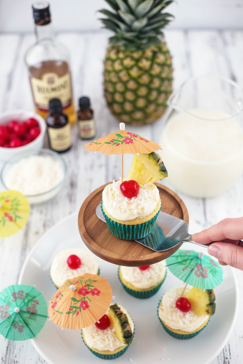 Pina Colada Cupcakes