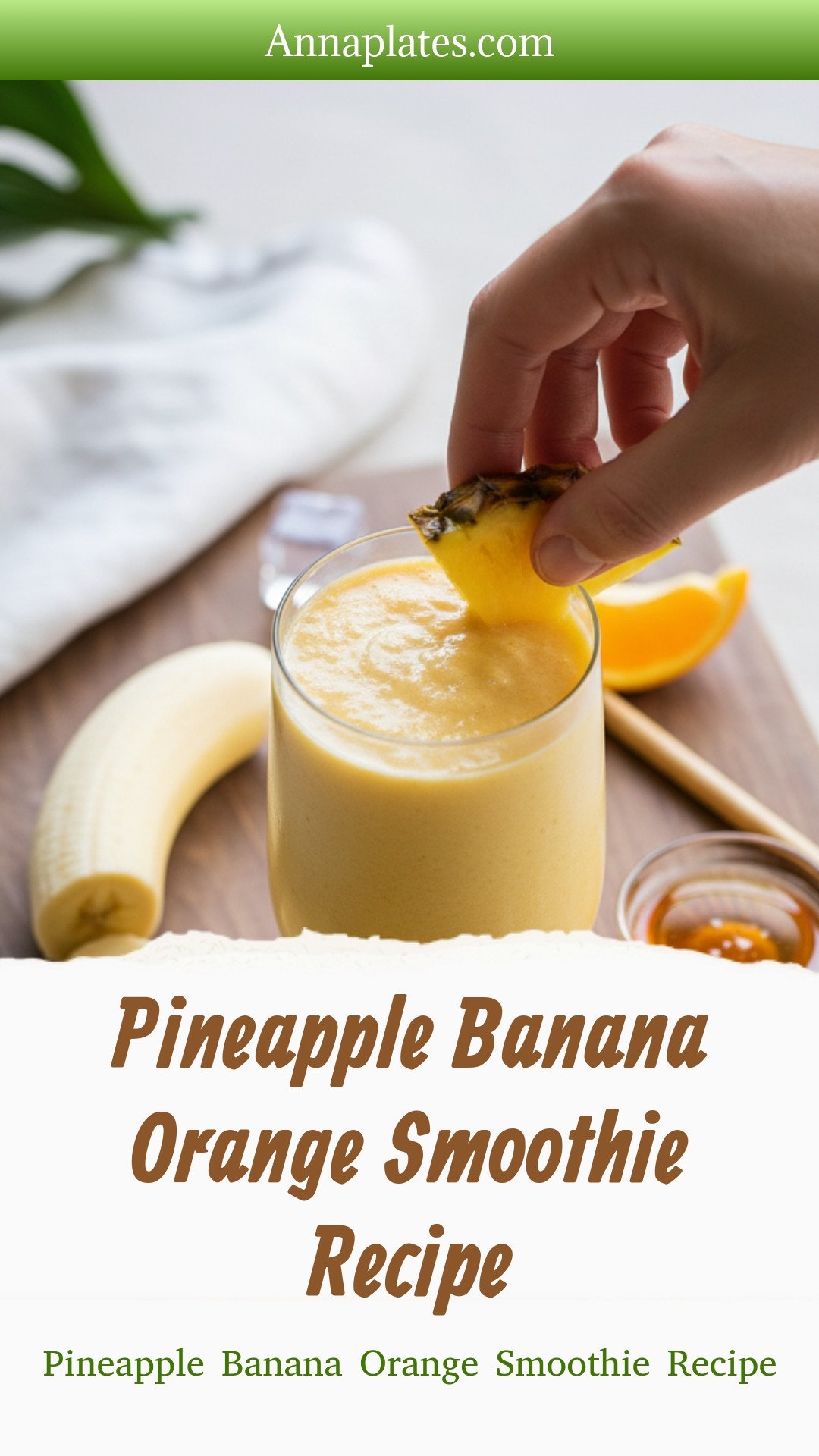 Pineapple Banana Orange Smoothie Recipe