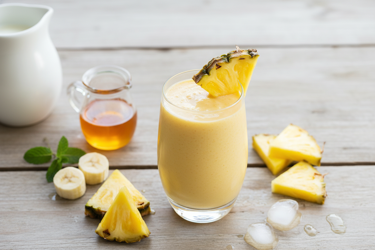 Pineapple Banana Orange Smoothie Recipe