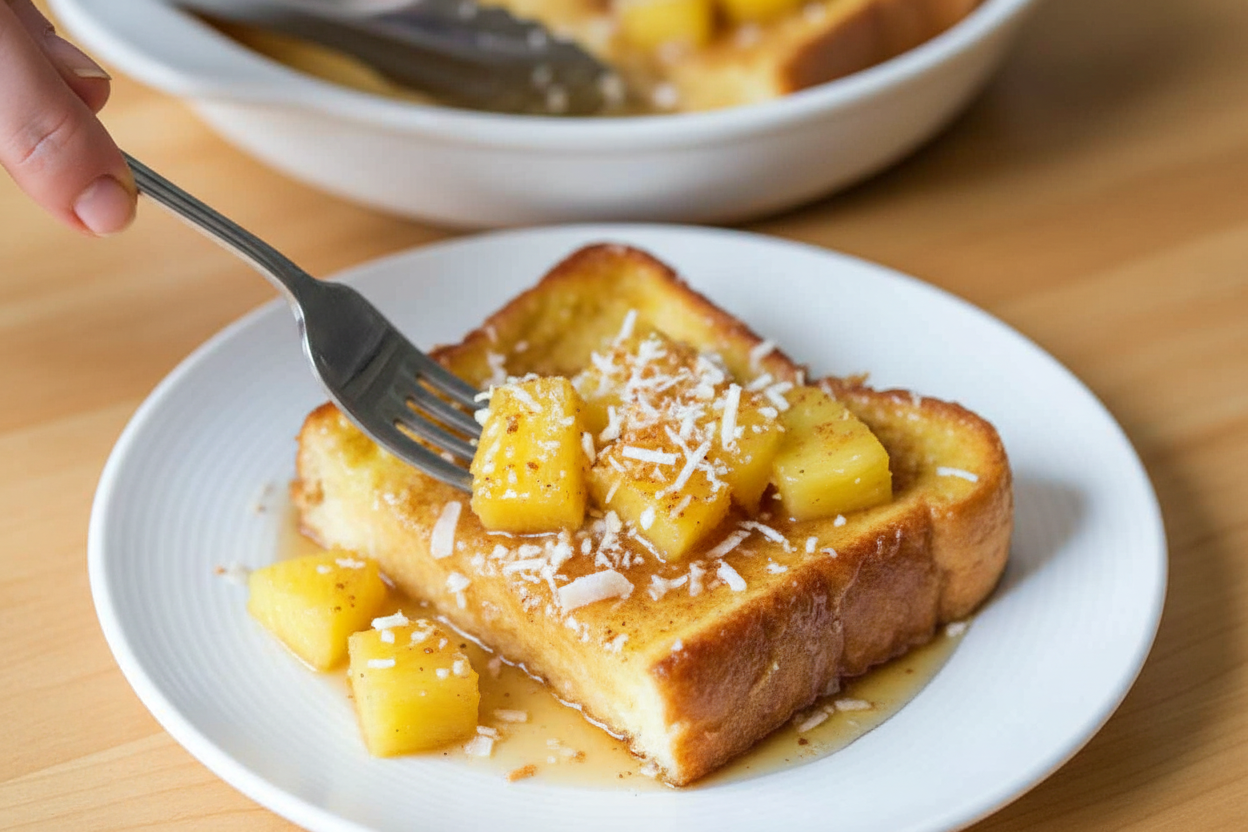 Pineapple Rum French Toast