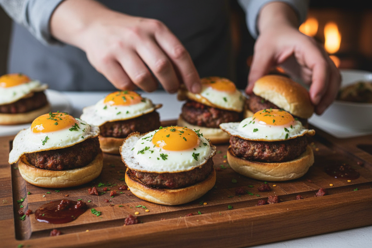Portuguese Style Spicy Chorizo Burgers / Sliders #SundaySupper: Portuguese Style Spicy Chorizo Sliders for Sunday Supper