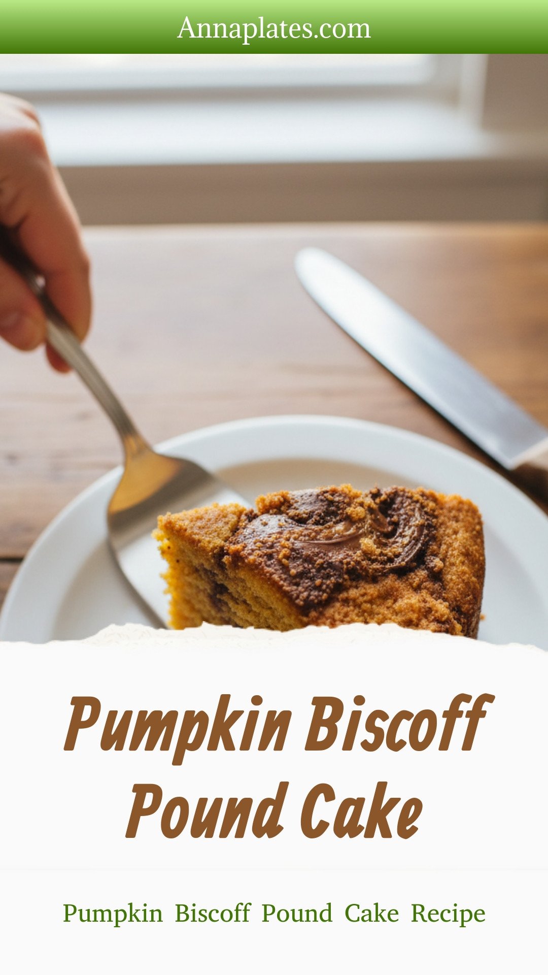 Pumpkin Biscoff Pound Cake