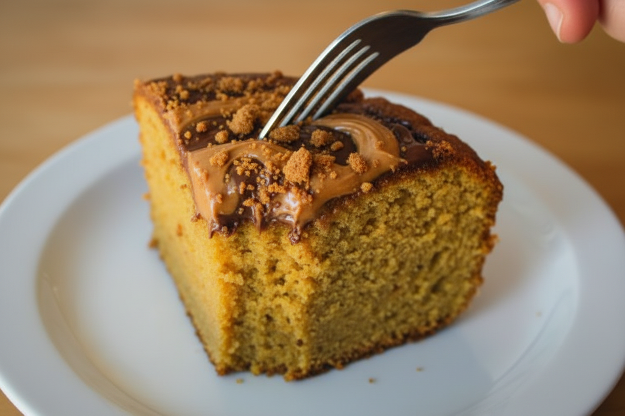 Pumpkin Biscoff Pound Cake