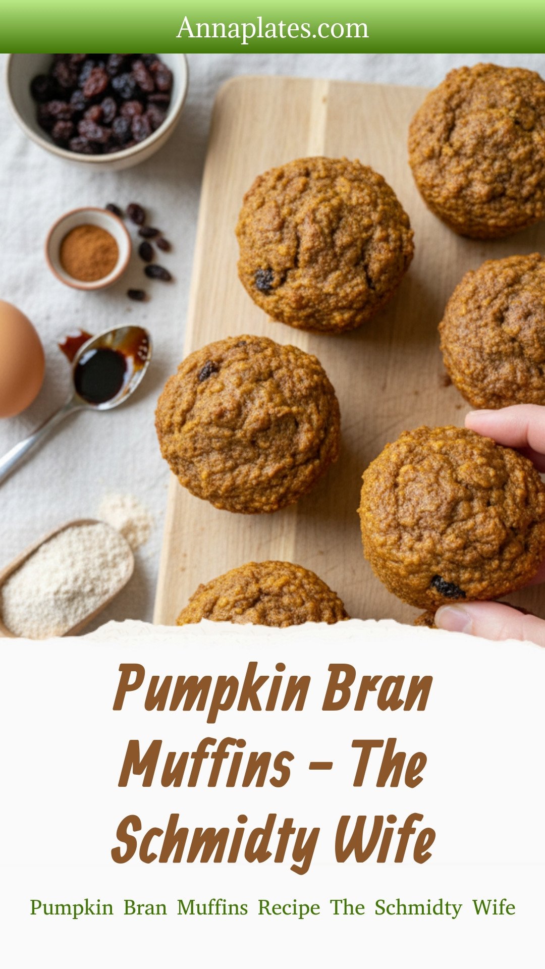 Pumpkin Bran Muffins - The Schmidty Wife