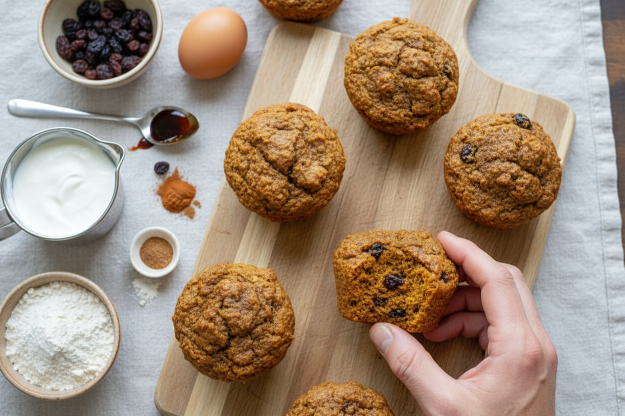 Pumpkin Bran Muffins - The Schmidty Wife