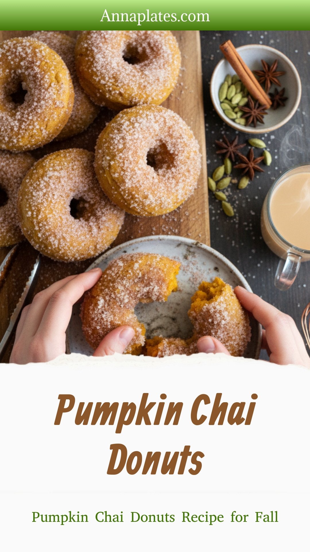 Pumpkin Chai Donuts