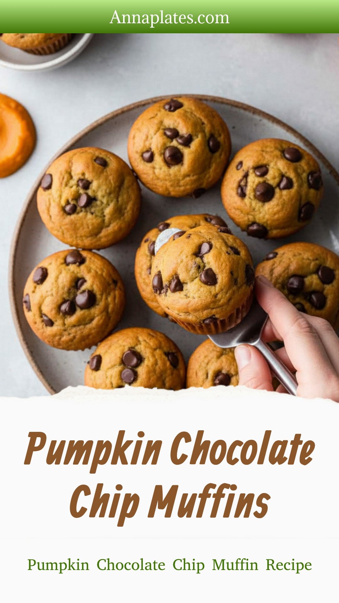 Pumpkin Chocolate Chip Muffins