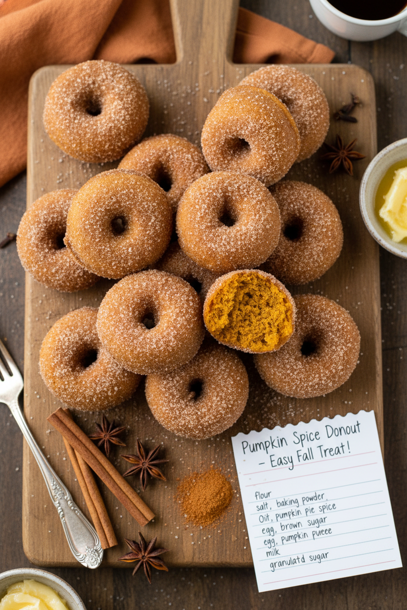 Pumpkin Donut Holes
