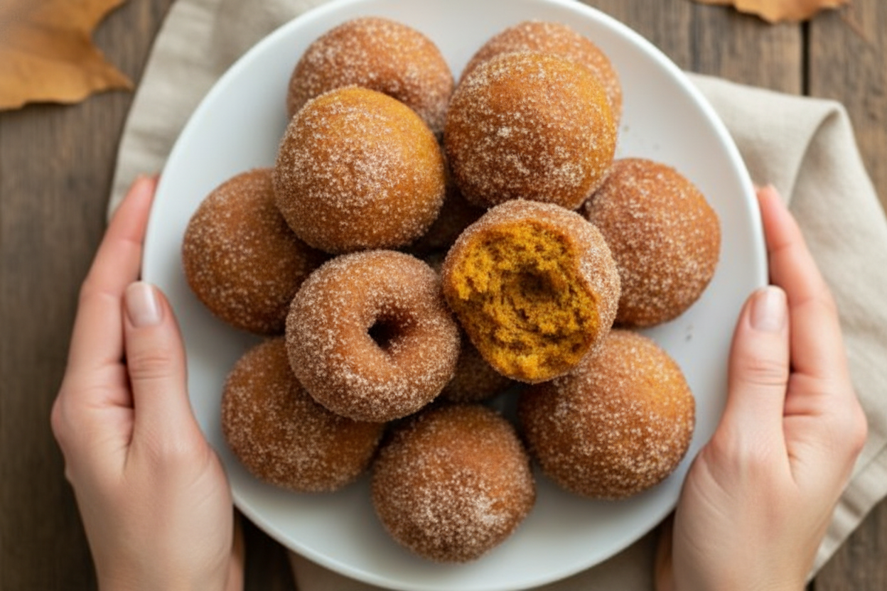Pumpkin Donut Holes