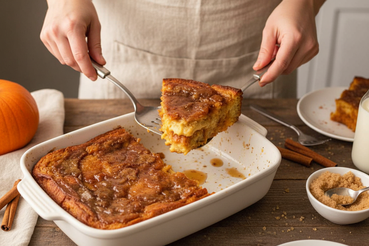 Pumpkin French Toast Casserole