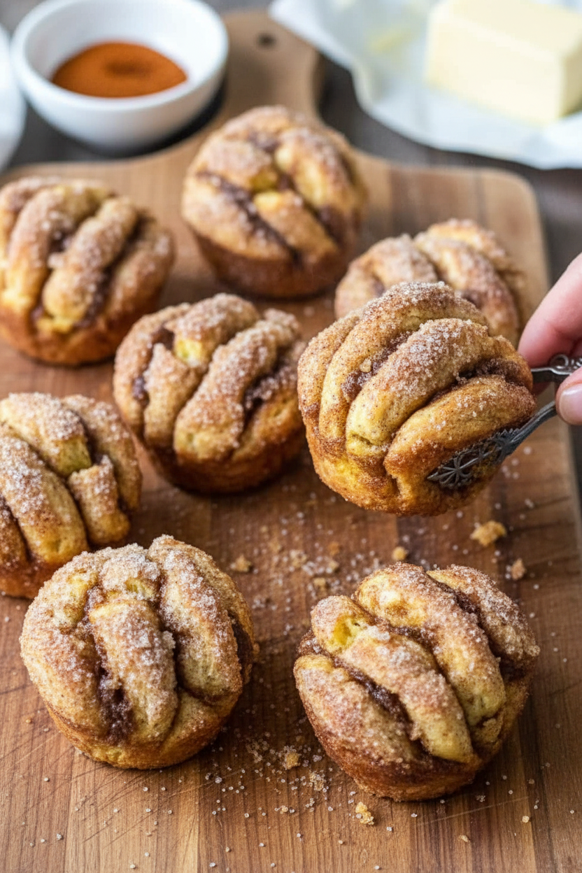 Pumpkin Pie Pull Apart Muffins