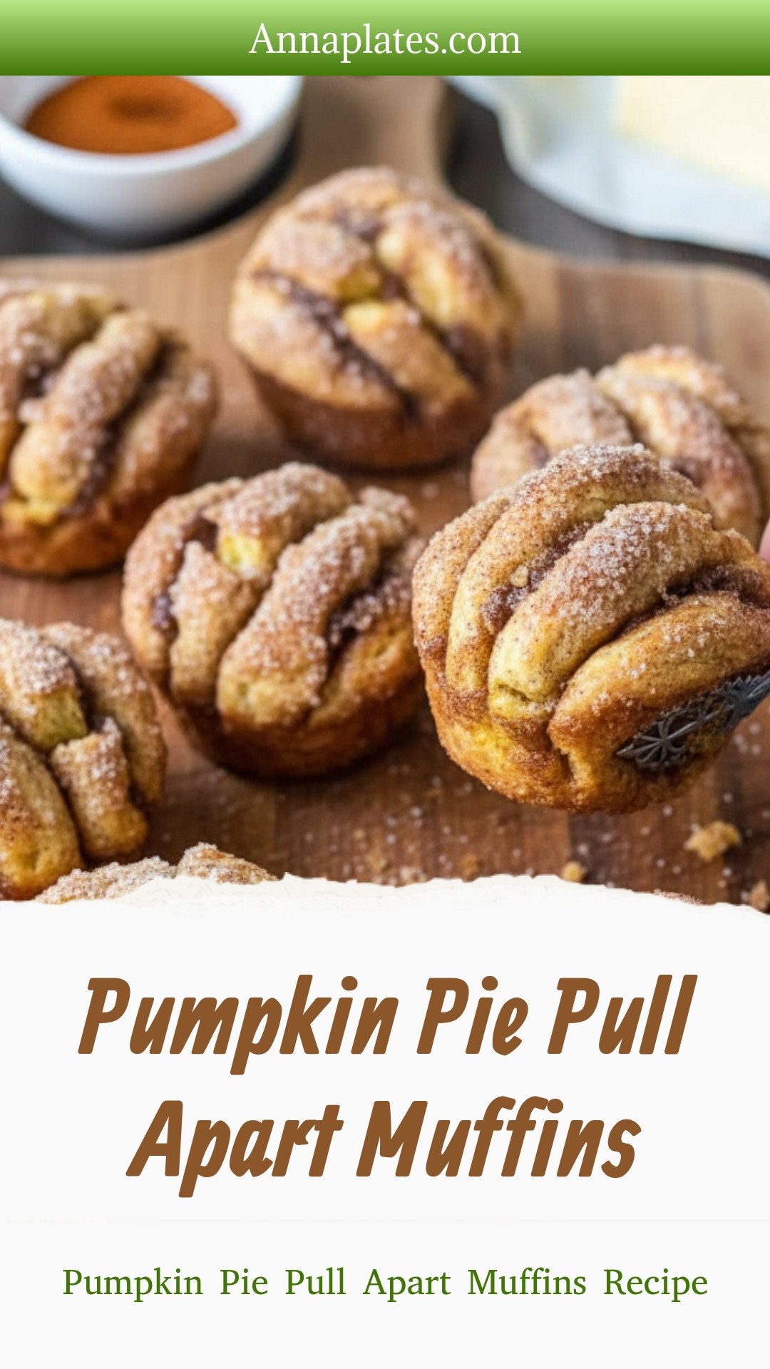 Pumpkin Pie Pull Apart Muffins