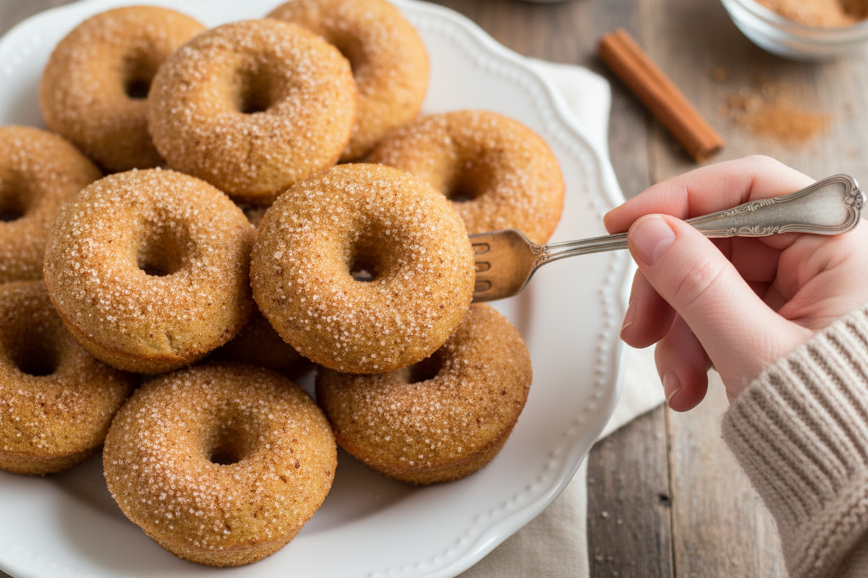 Pumpkin Pie Spice Donut Muffins