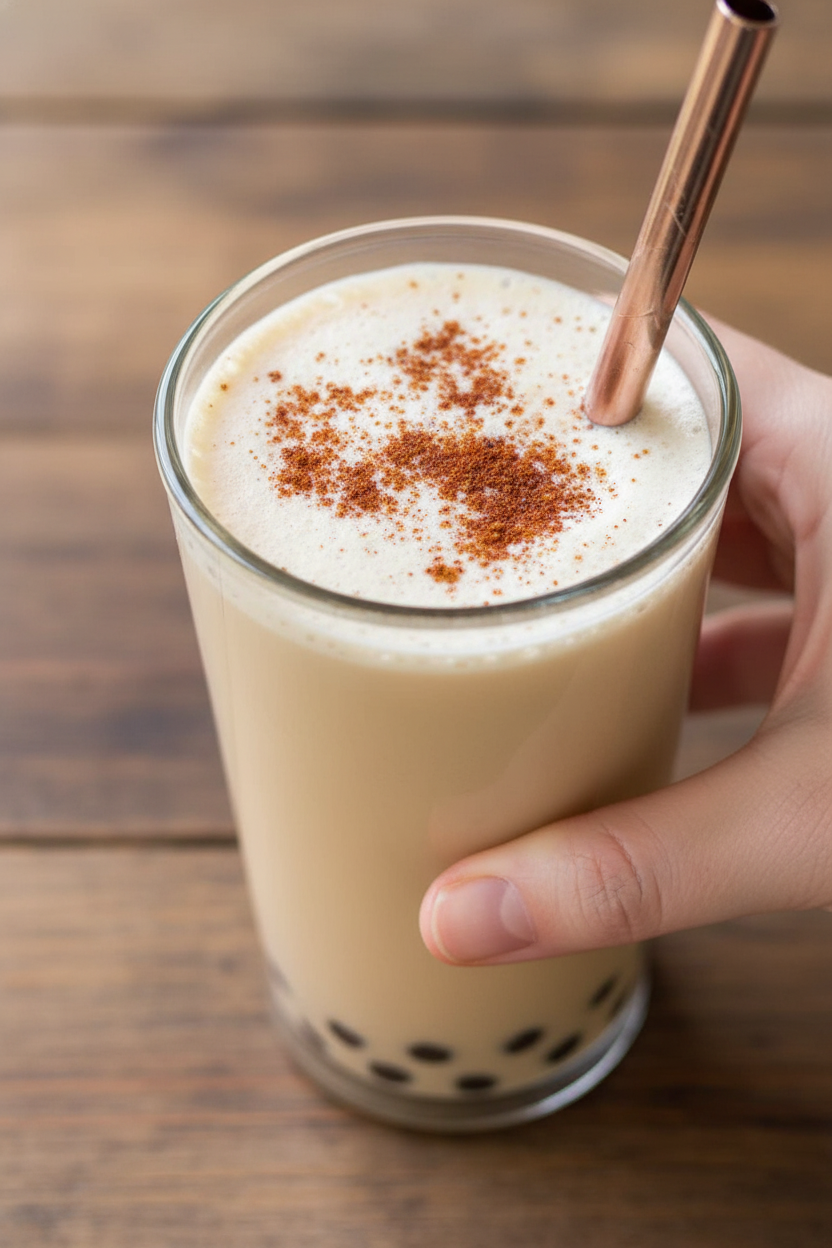 Pumpkin Spice Bubble Milk Tea