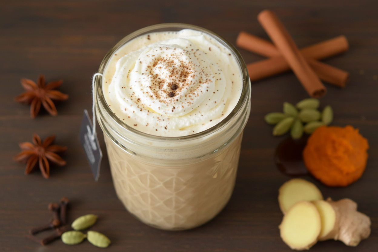 Pumpkin Spice Chai Latte - The Schmidty Wife
