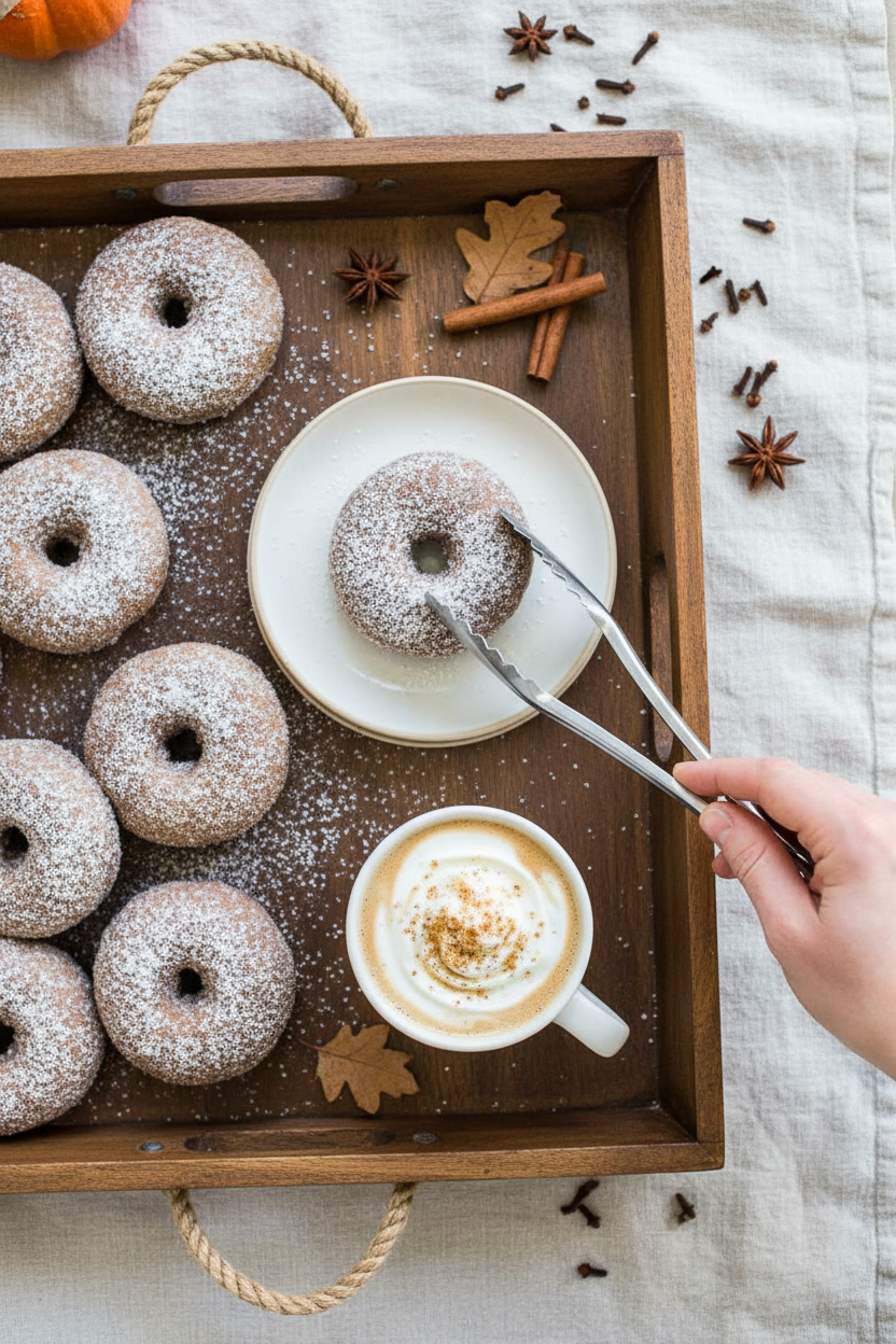 Pumpkin Spice Latte Donuts