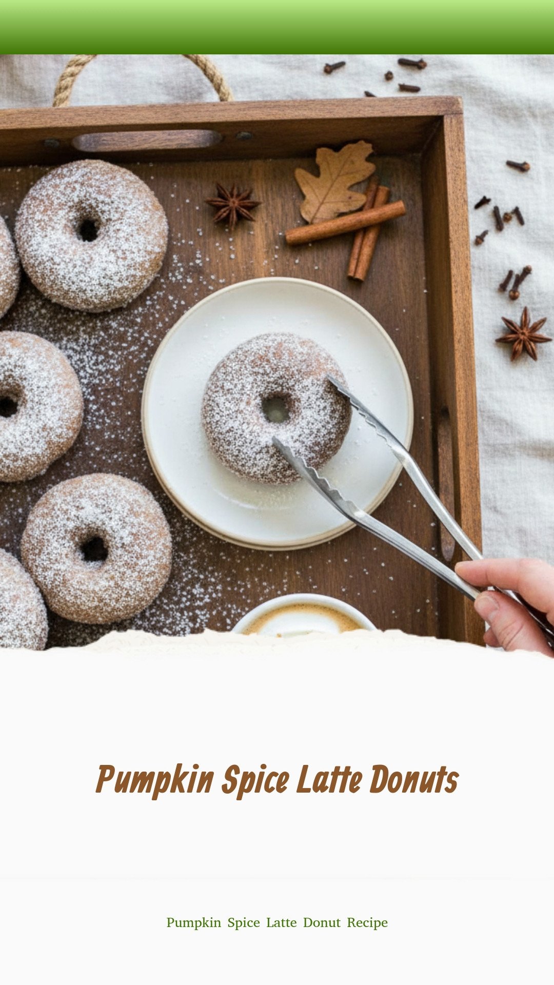 Pumpkin Spice Latte Donuts