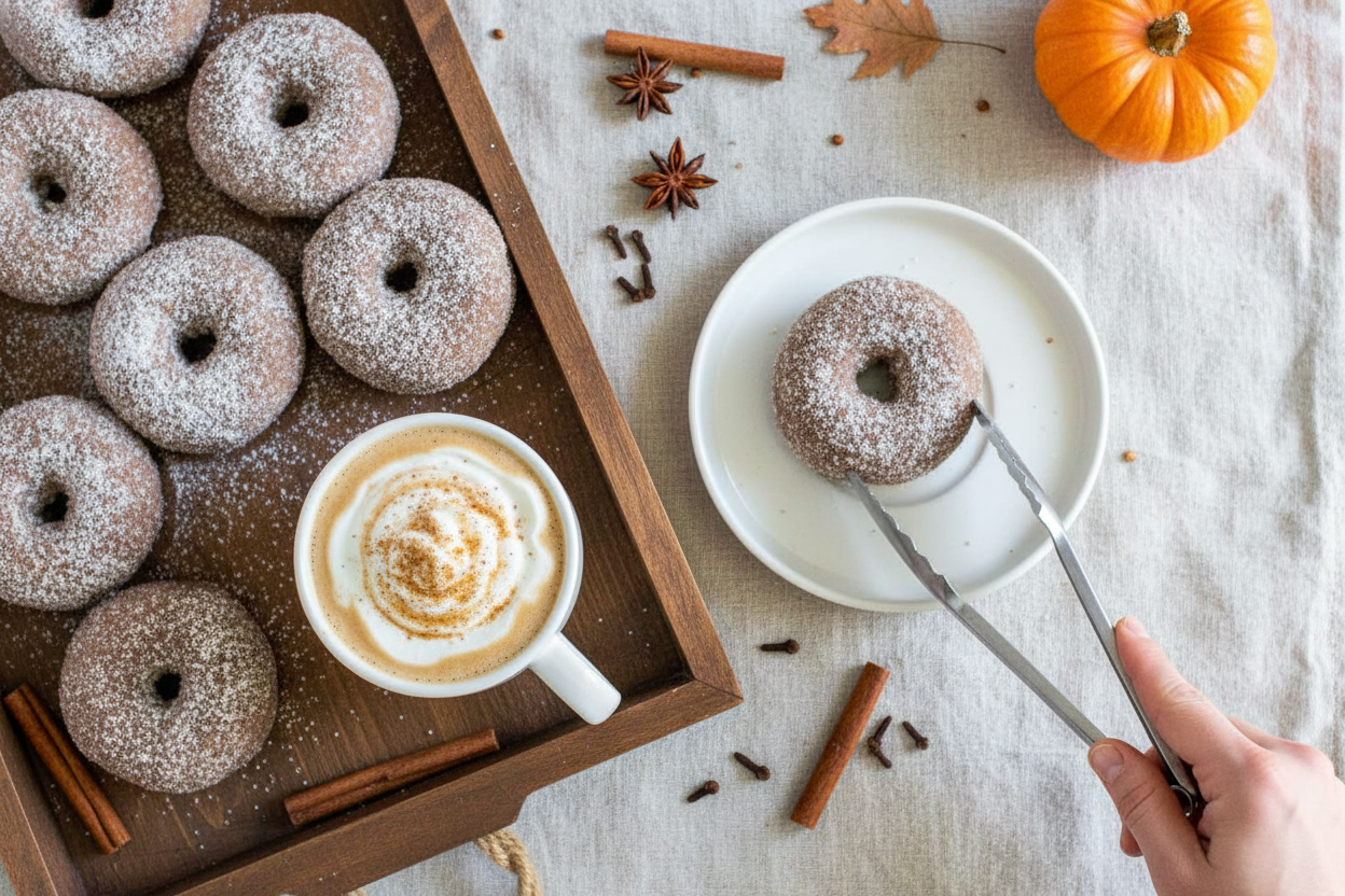 Pumpkin Spice Latte Donuts
