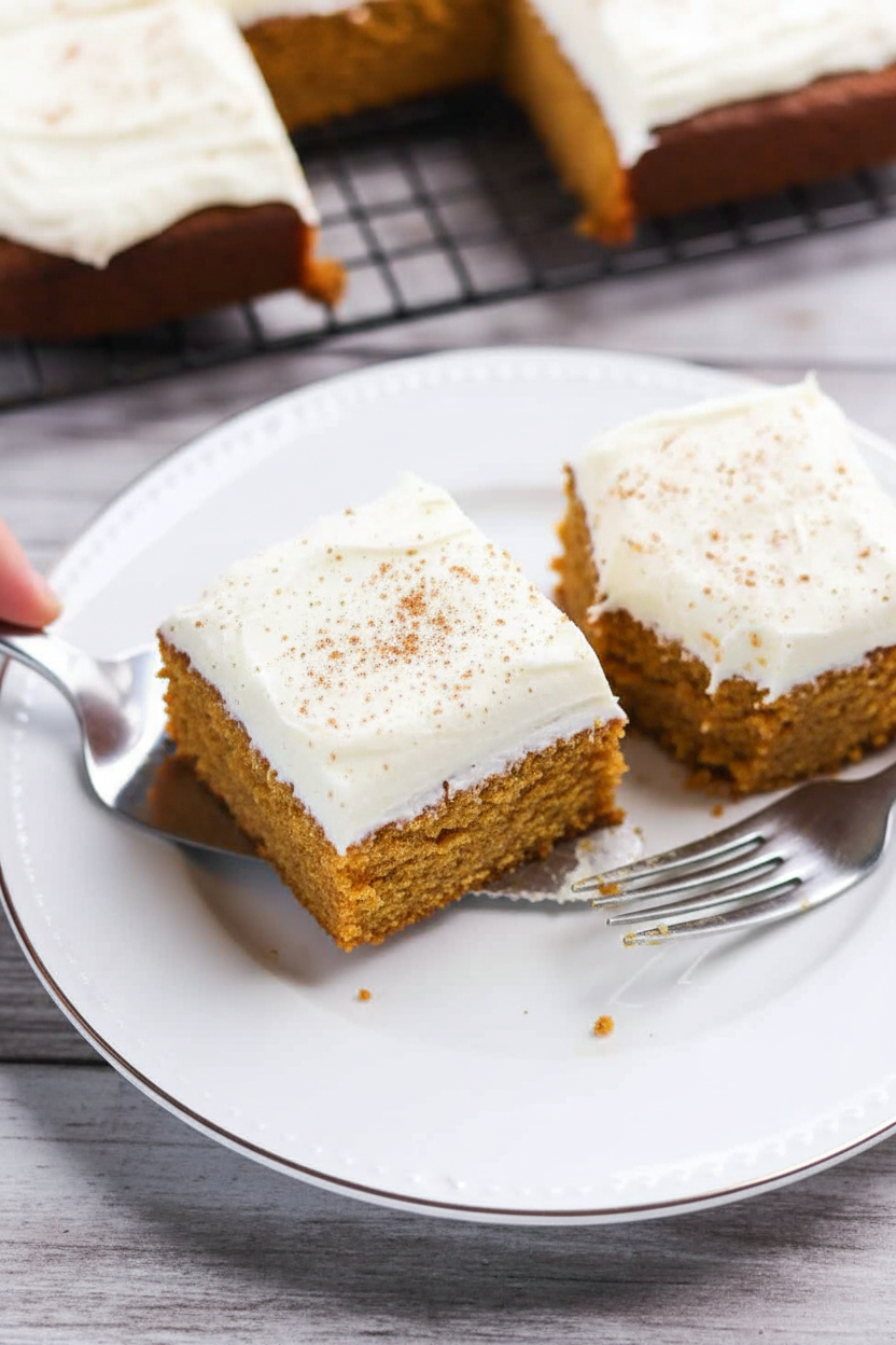 Pumpkin Spice Sheet Cake