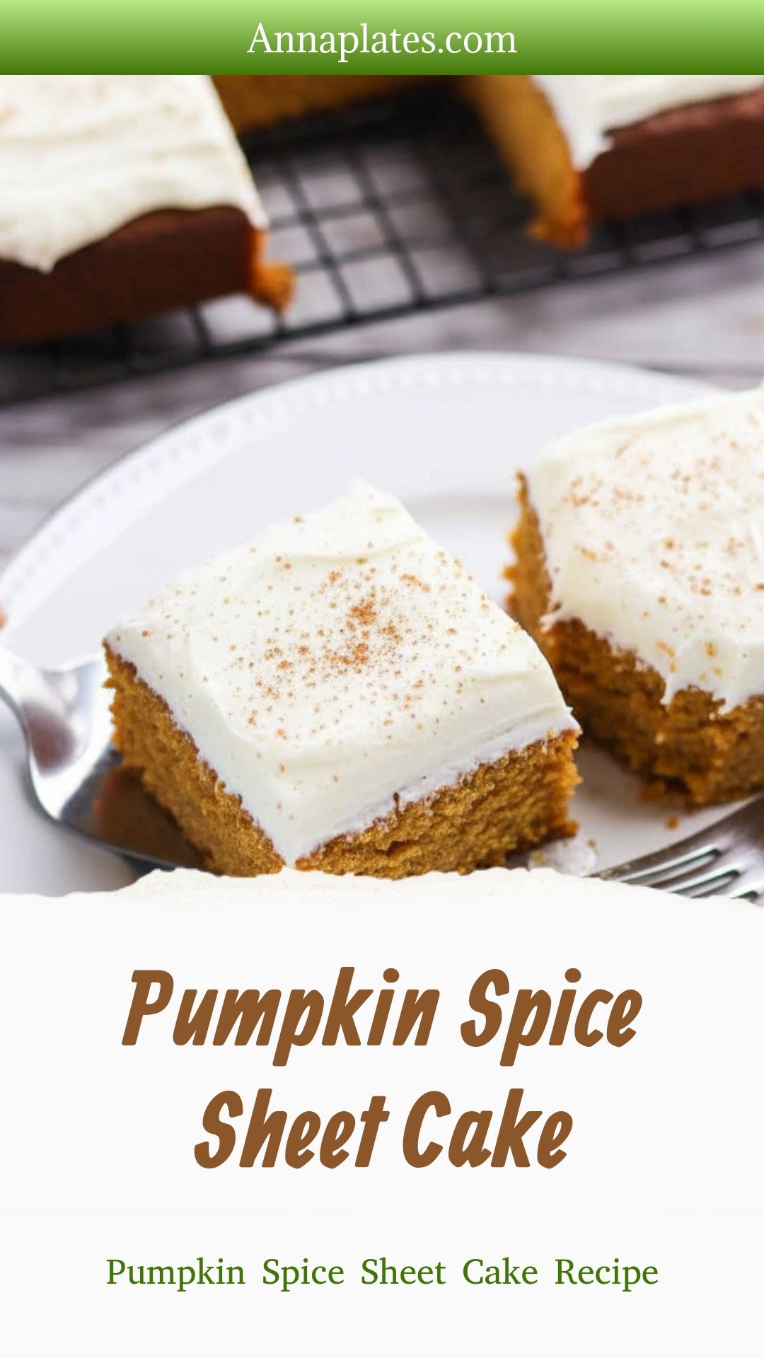 Pumpkin Spice Sheet Cake
