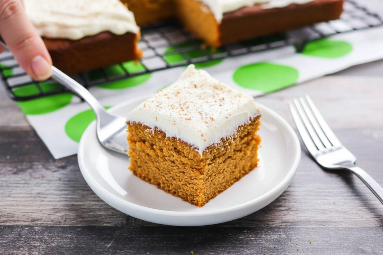 Pumpkin Spice Sheet Cake Recipe