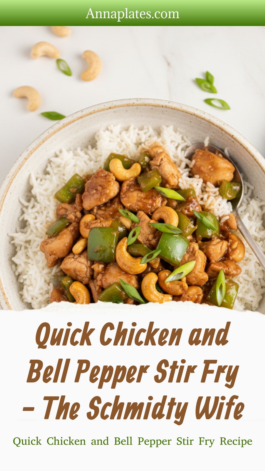 Quick Chicken and Bell Pepper Stir Fry - The Schmidty Wife